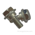 Hex Head Flange Washer Bolt Zinc Plated